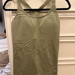 lululemon athletica Olive Green Tank Top